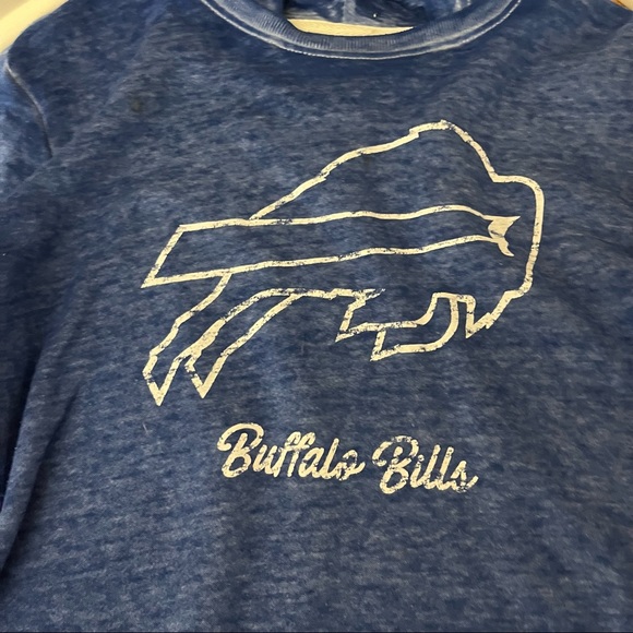 Buffalo Bills Womens Hoodie/Sweatshirt 47 Size Small Blue and White - Picture 2 of 4